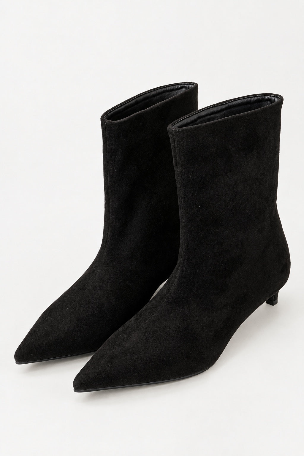 Bottines Pointues Petit Talon — Noir — produit