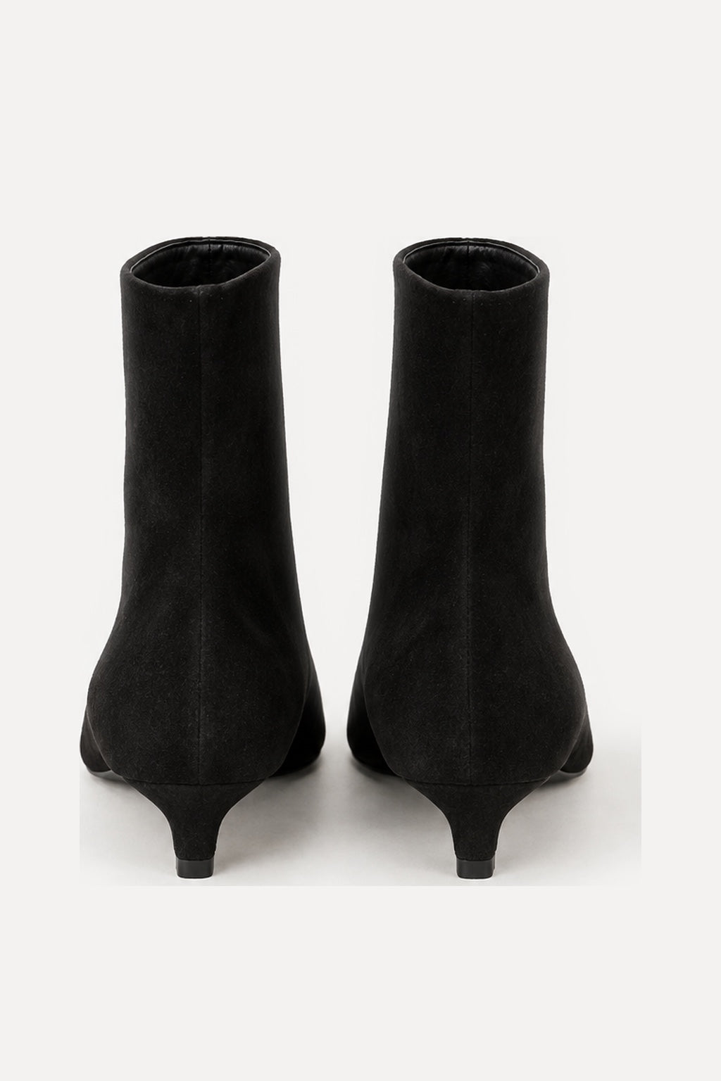 Bottines Pointues Petit Talon — Noir — produit dos