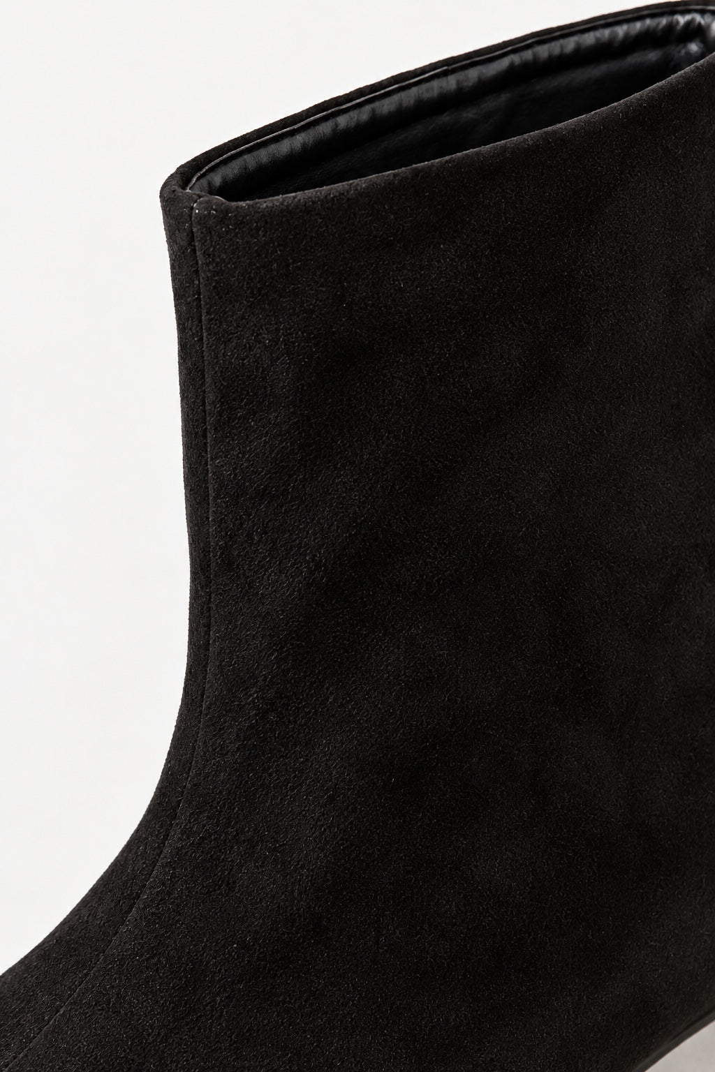 Bottines Pointues Petit Talon — Noir — détail