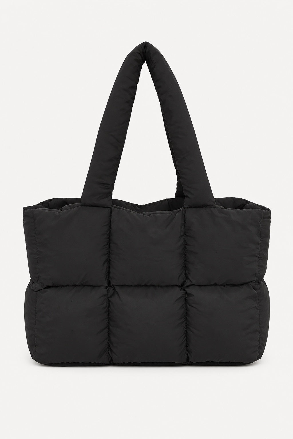 Cabas Matelassé XL — Noir — produit