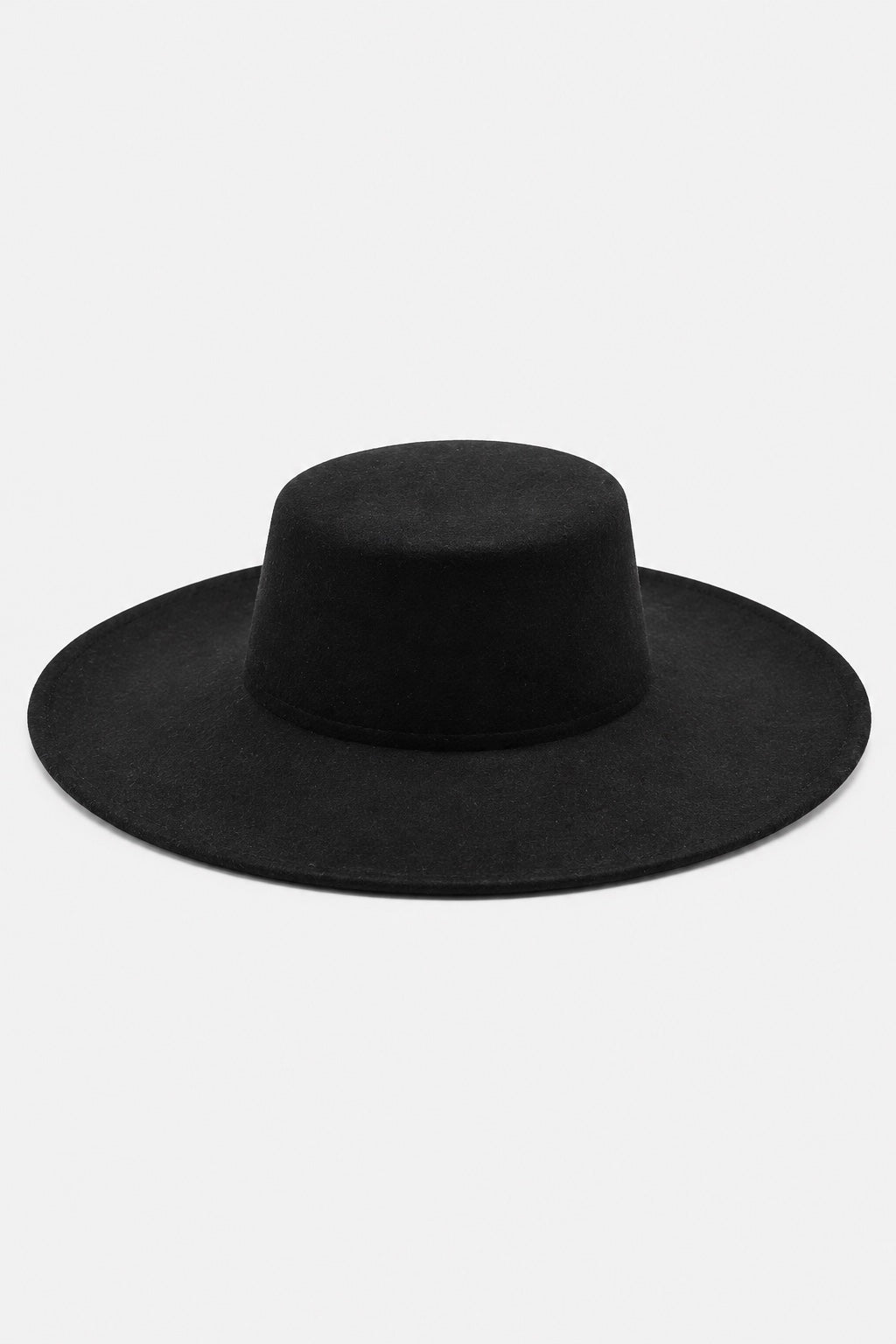 Chapeau Large Bord en Feutre — Noir — produit
