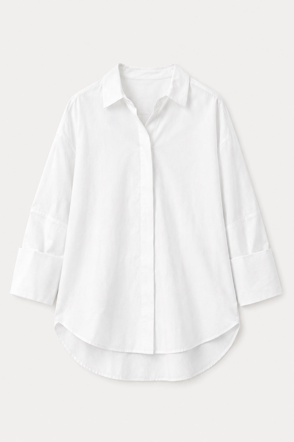 Chemise Blanche Oversize — Blanc — produit