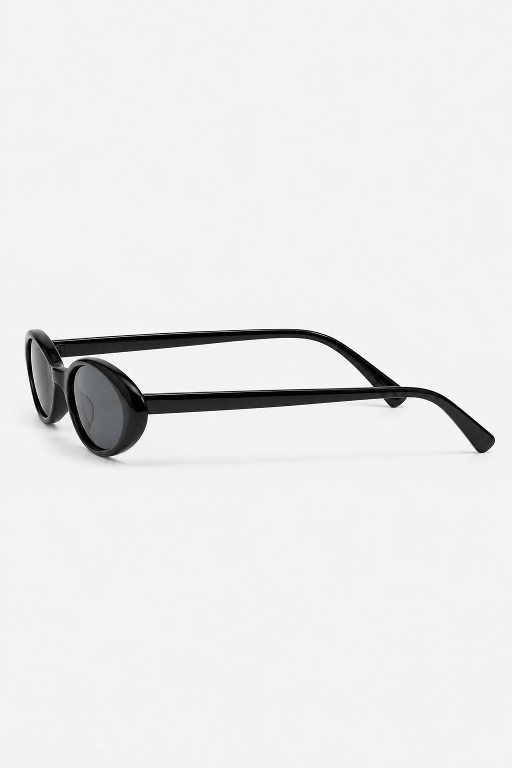 Lunettes de Soleil Ovales — Noir — produit dos