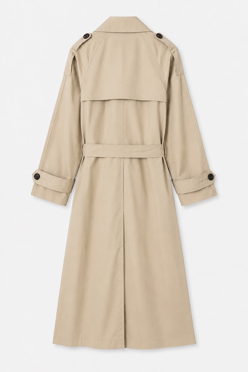 Trench Croisé Ceinturé — Beige — produit dos