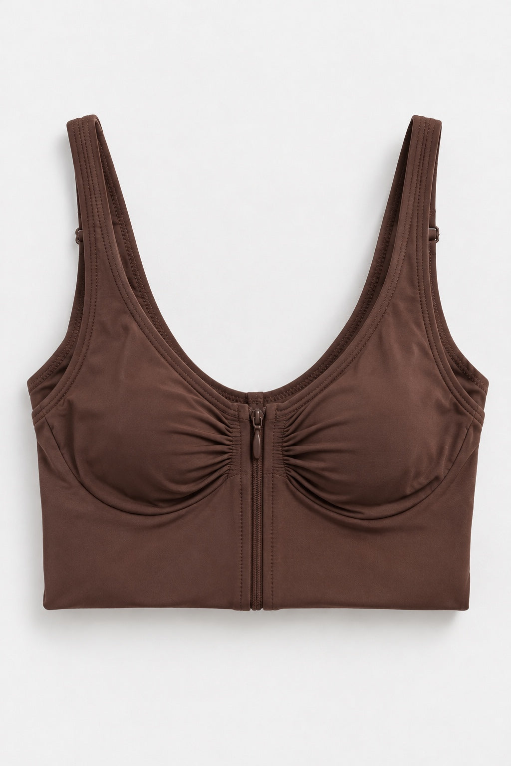 Body Corset Zippé — Chocolat — produit