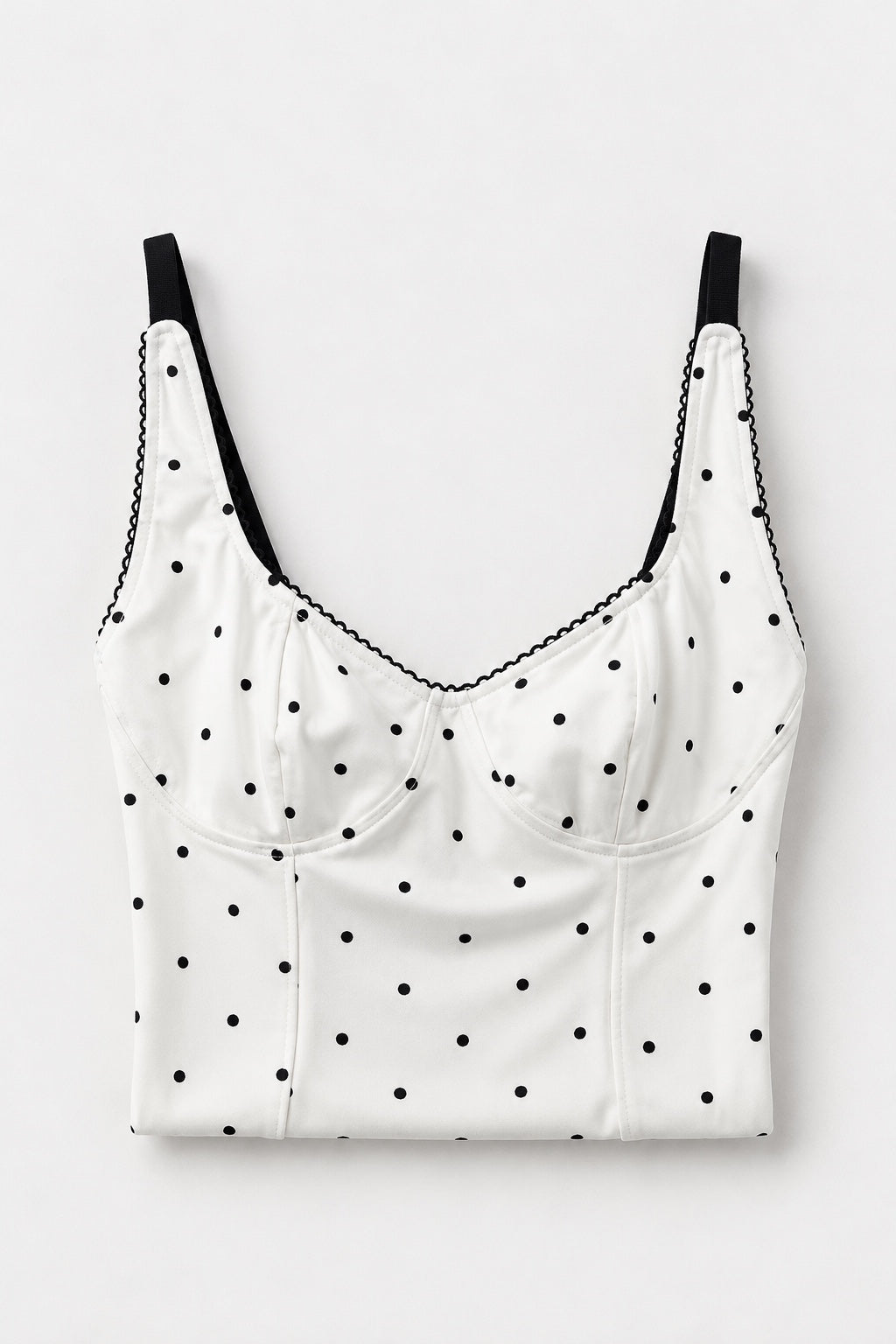Body à Pois Dos Nu — Blanc à pois — produit