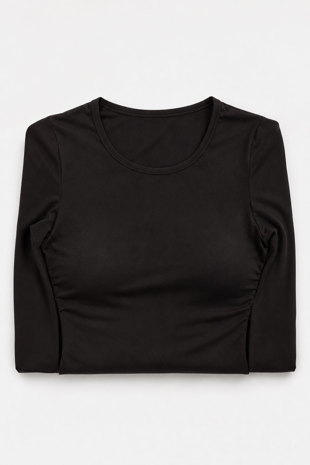 Body Manches Longues Col Rond — Noir — produit