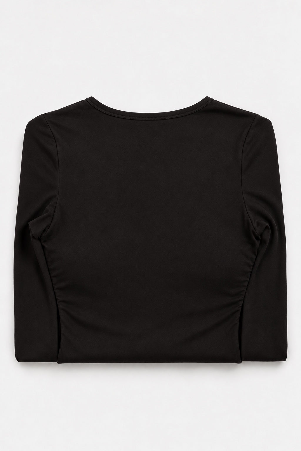 Body Manches Longues Col Rond — Noir — produit dos