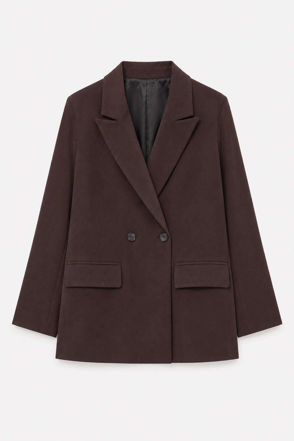 Blazer Croisé Ajusté — Marron — produit
