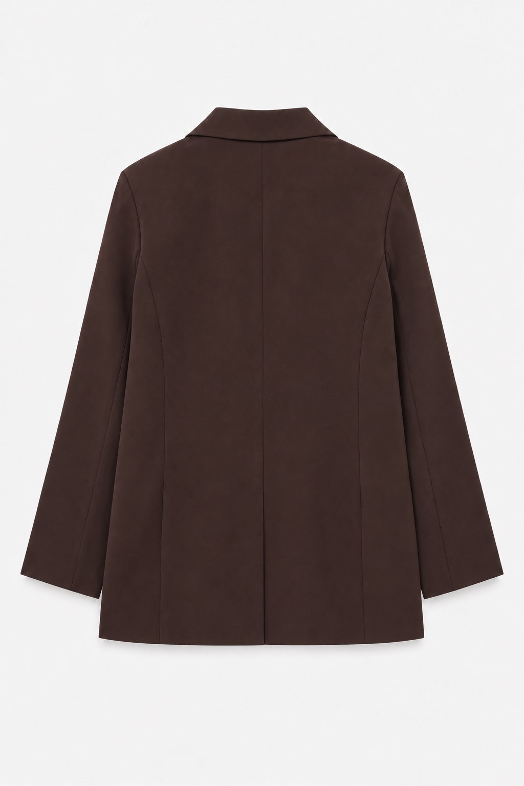 Blazer Croisé Ajusté — Marron — produit dos