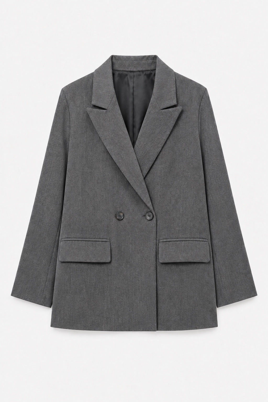 Blazer Croisé Ajusté — Gris — produit