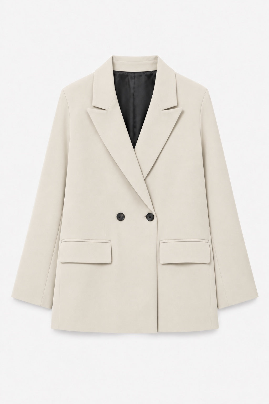 Blazer Croisé Ajusté — Beige — produit