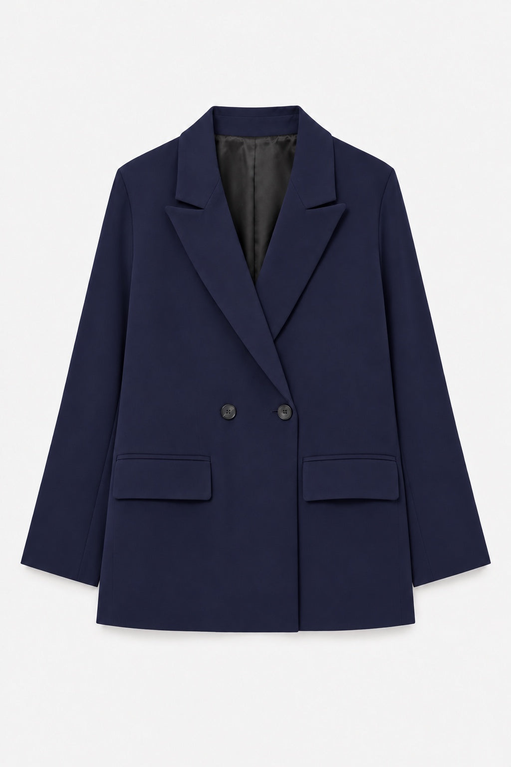 Blazer Croisé Ajusté — Marine — produit