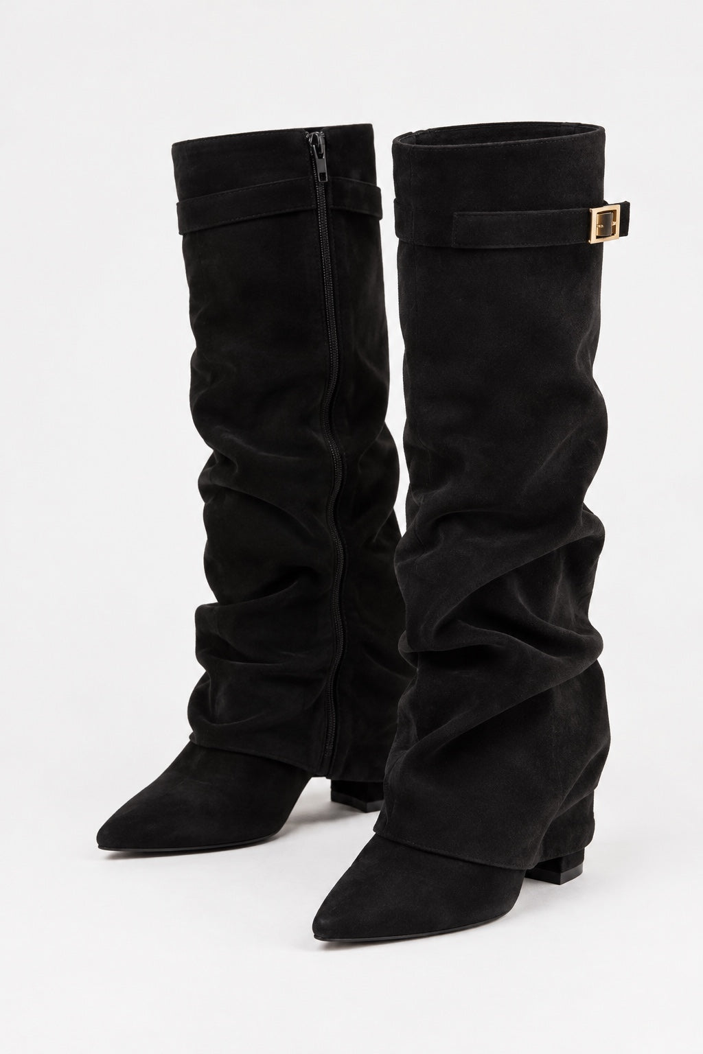 Bottes Hautes à Boucle — Noir — produit