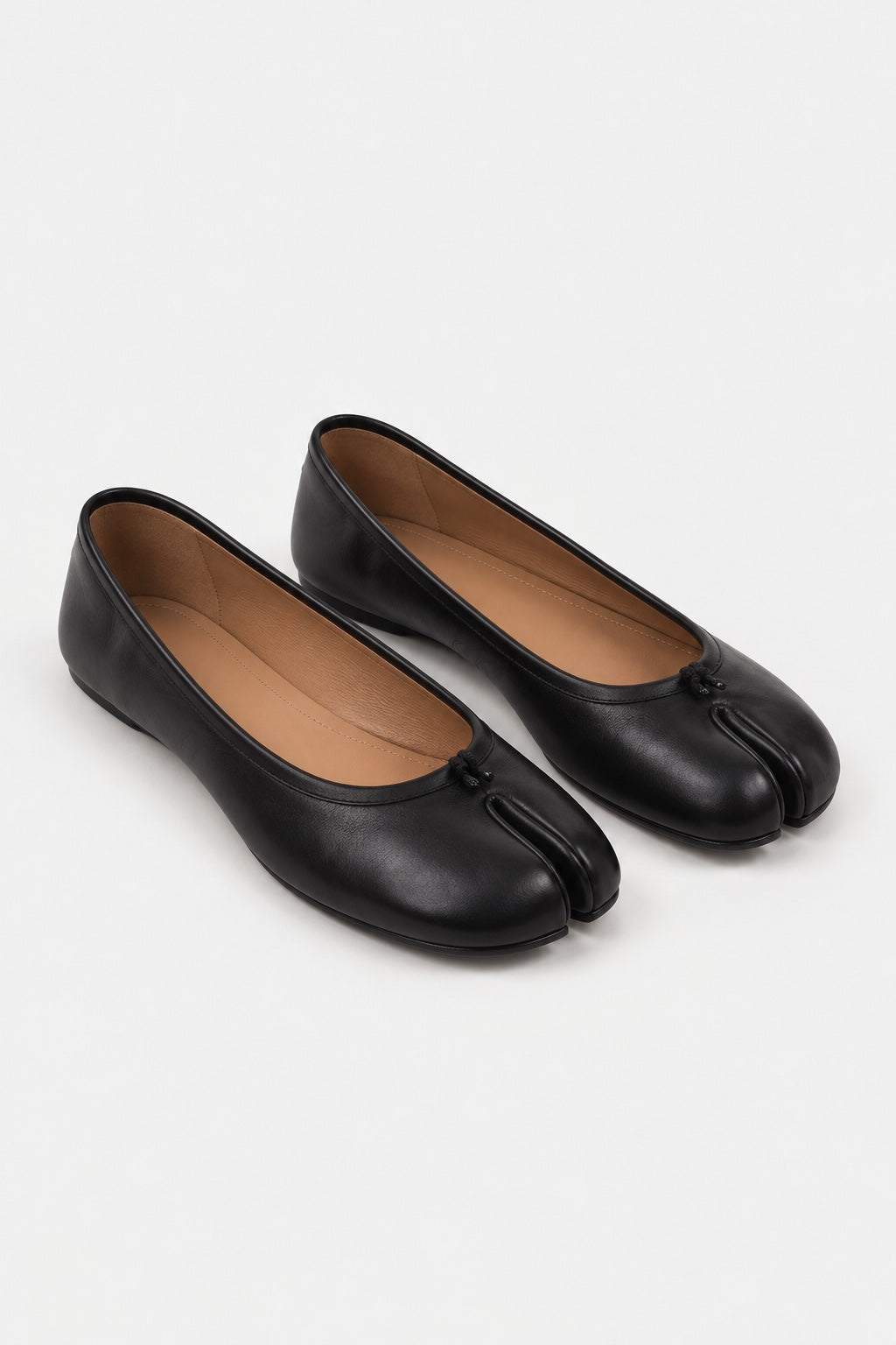 Ballerines Tabi Cuir Souple — Noir — produit