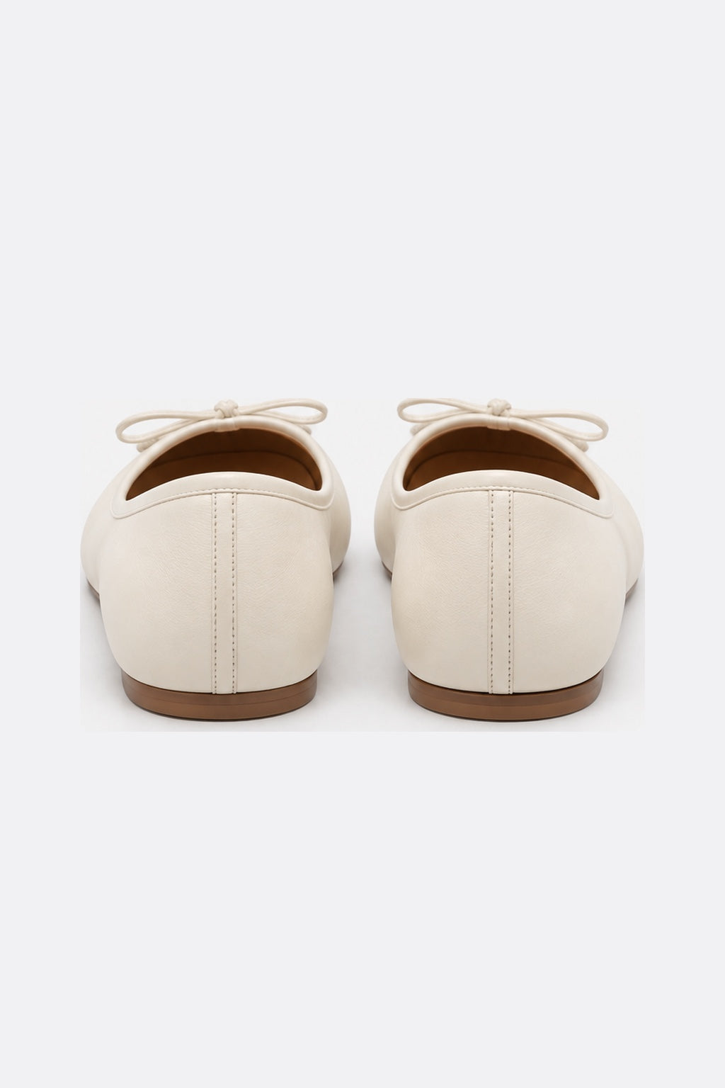 Ballerines Tabi à Nœud — Beige — produit dos
