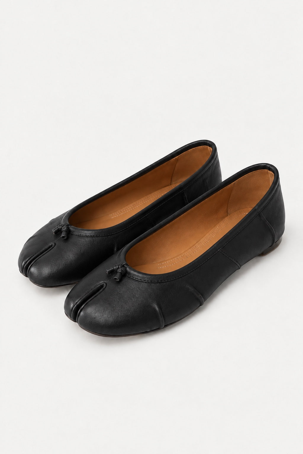 Ballerines Tabi Plissées — Noir — produit