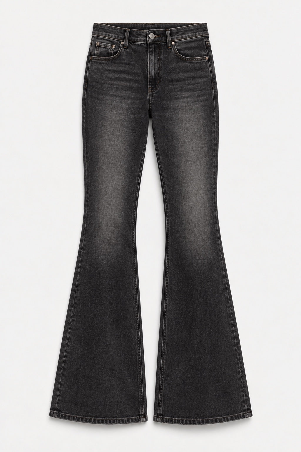 Jean Évasé Stretch — Noir — produit